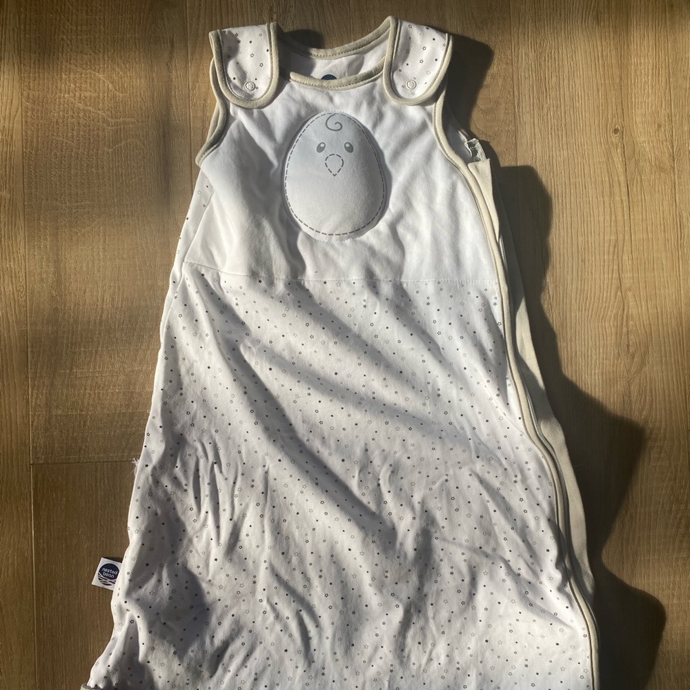 Nested bean sleep sack. Worn twice. Like new! Size Medium (6-15 months)